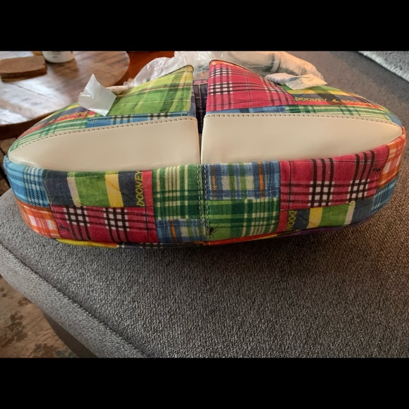 Dooney and Bourke Madras Picnic Plaid purse - Picture 7 of 9
